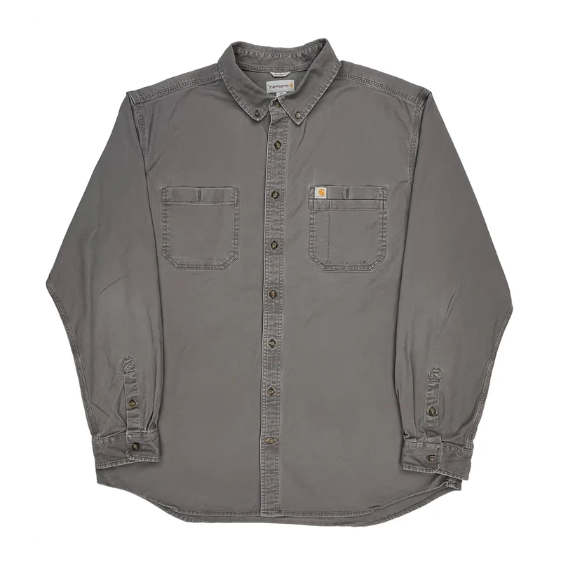 Carhartt Shirt - 2XL Gray Cotton