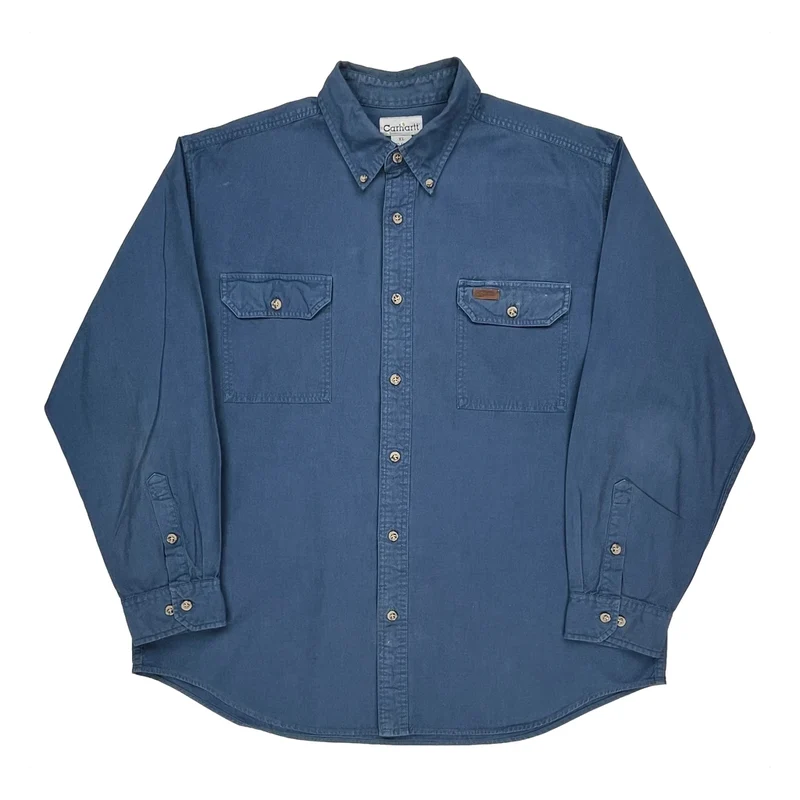 Carhartt Shirt - XL Blue Cotton
