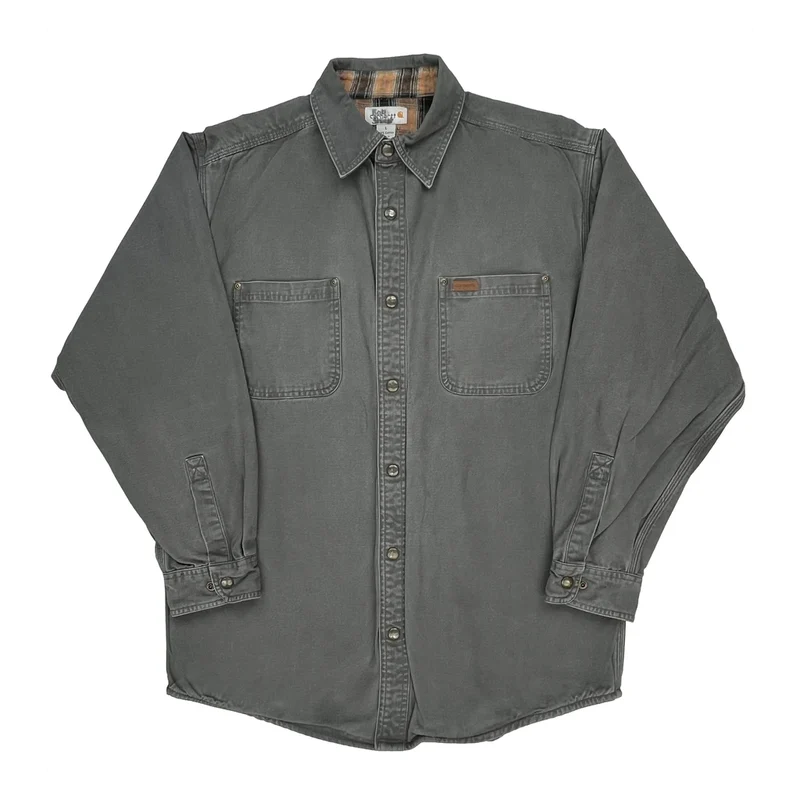 Carhartt Shirt - Large Gray Cotton
