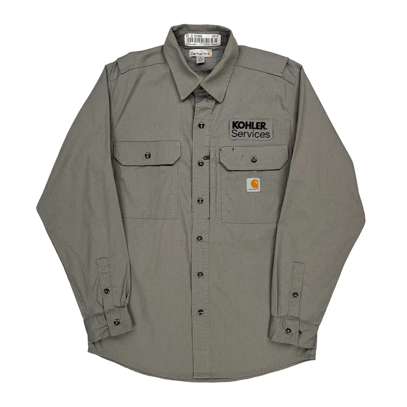 Kohler Services Carhartt Shirt - Medium Gray Cotton