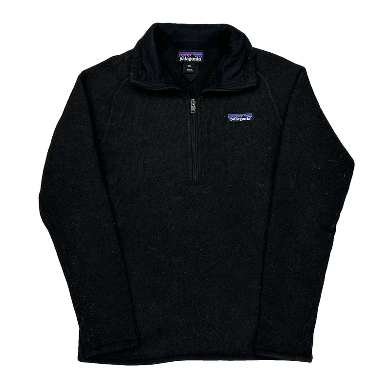 Patagonia Fleece - XS Black Polyester