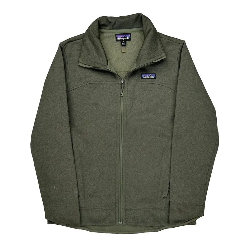 Patagonia Fleece Jacket - Small Green Polyester