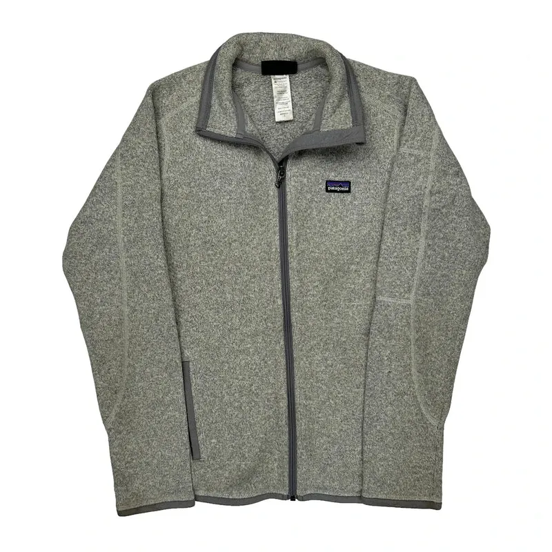 Patagonia Fleece Jacket - Small Gray Polyester