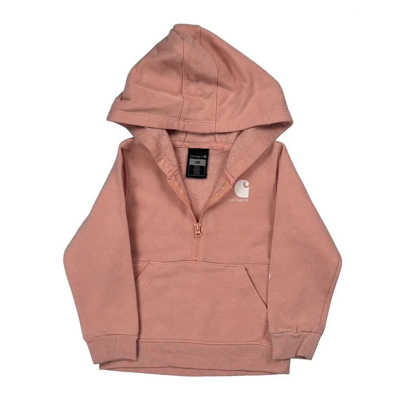 Age 24 Months Carhartt Hoodie - 3XS Pink Cotton