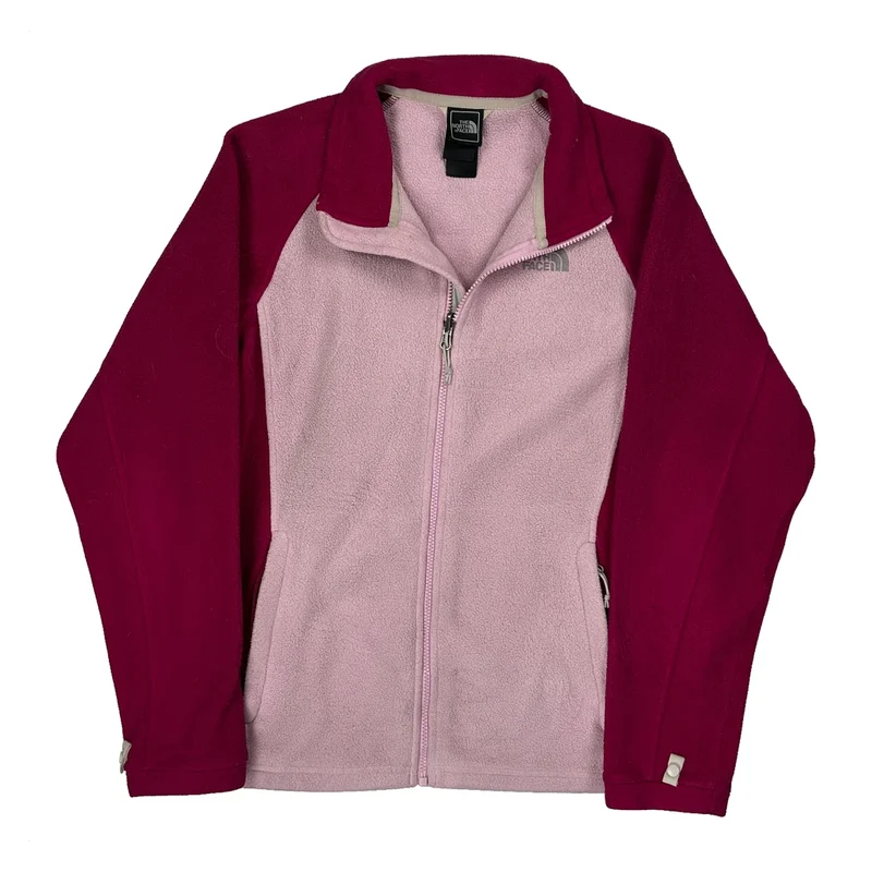 The North Face Fleece Jacket - Large Pink Polyester