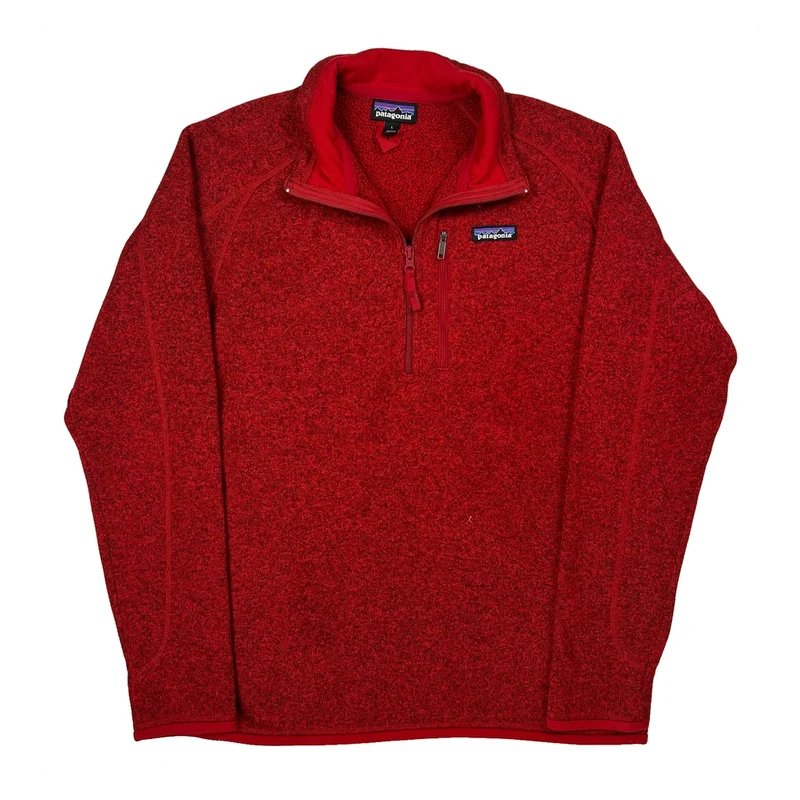 Patagonia Fleece - Large Red Polyester