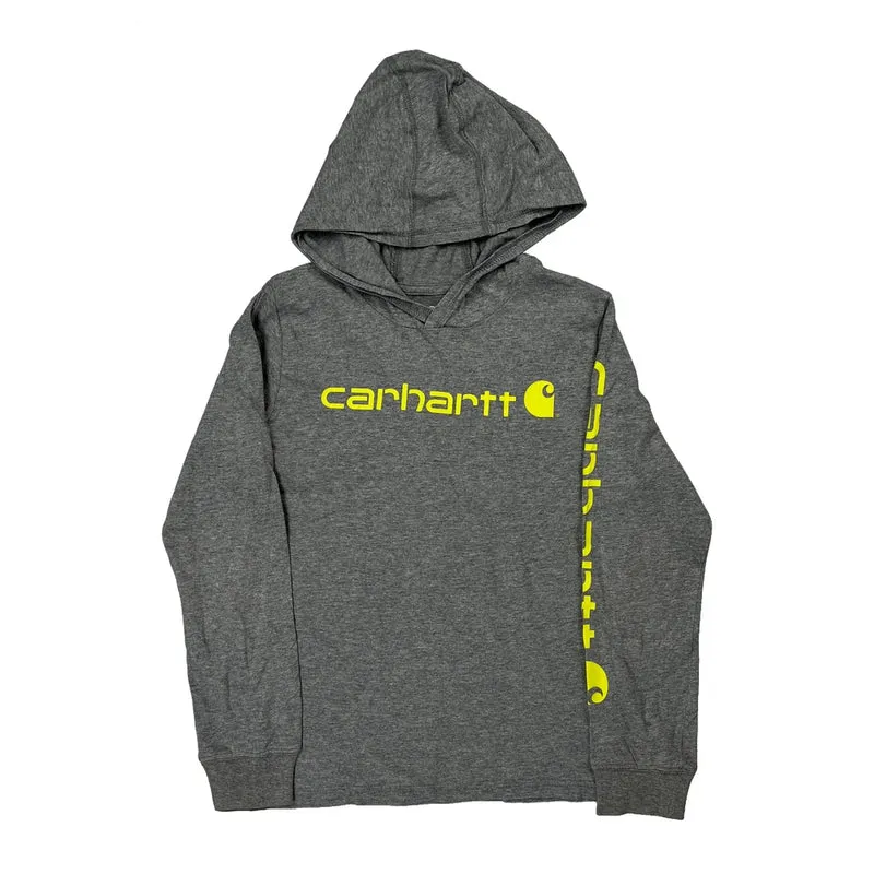 Age 8-10 Carhartt Hoodie - Small Gray Cotton