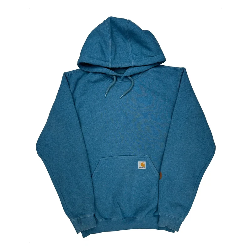 Carhartt Hoodie - Small Blue Cotton