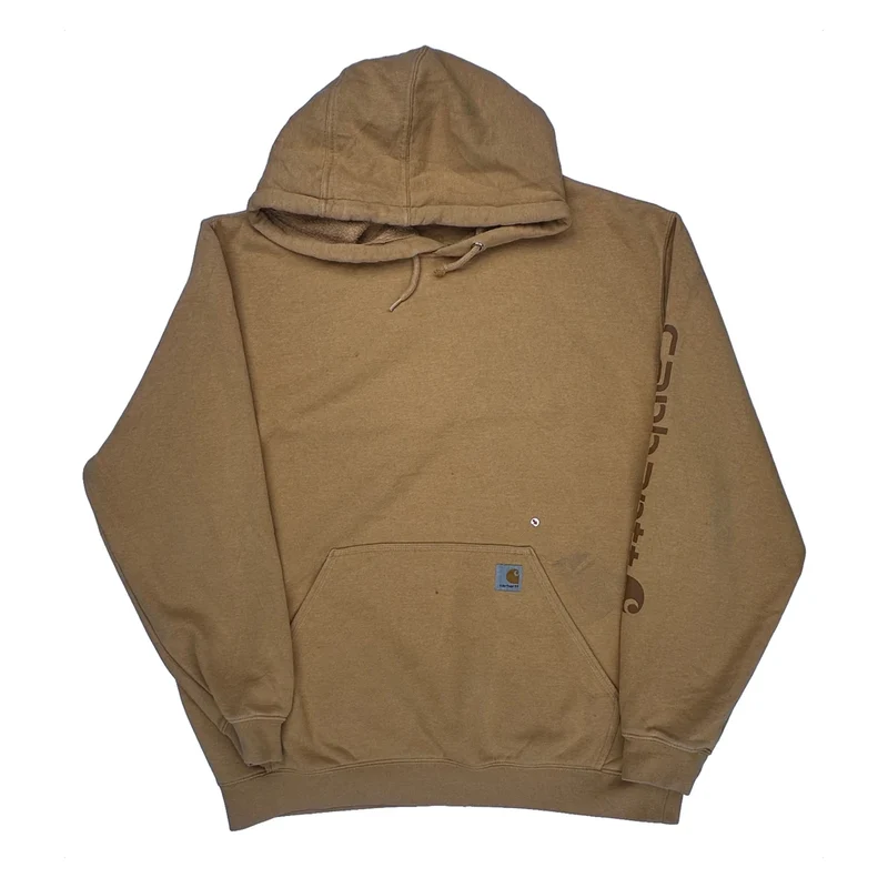 Carhartt Hoodie - XL Brown Cotton