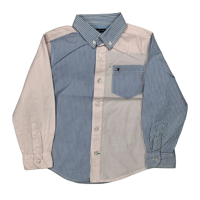 Age 5 Tommy Hilfiger Striped Shirt - XS Multicoloured Cotton