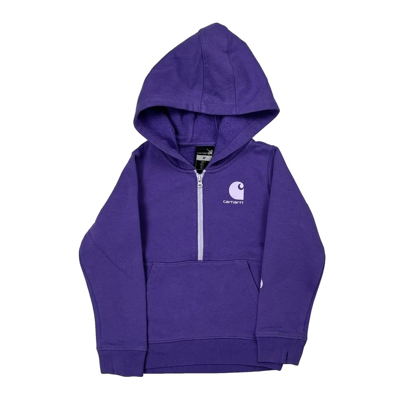 Age 4 Carhartt Hoodie - XS Purple Cotton