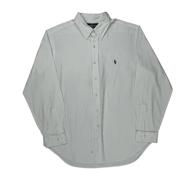 Ralph Lauren Shirt - Large White Cotton