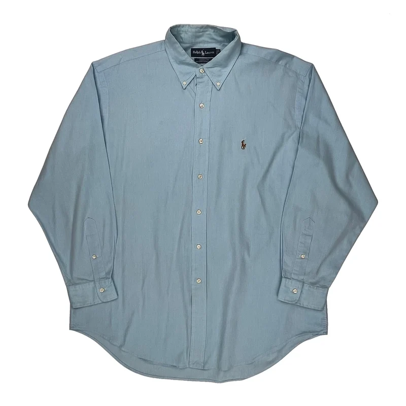 Ralph Lauren Shirt - XL Blue Cotton