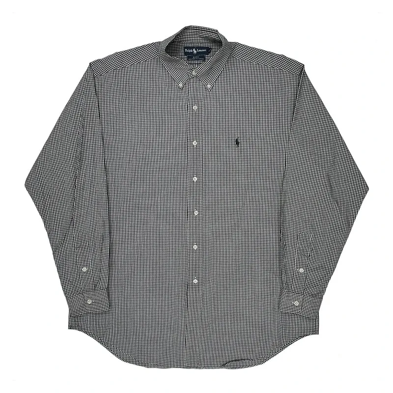 Blake Shirt Ralph Lauren Checked Shirt - Large Black & White Cotton