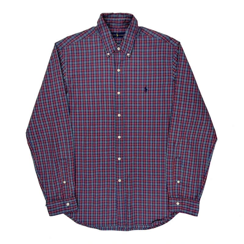 Ralph Lauren Checked Shirt - Large Multicoloured Cotton