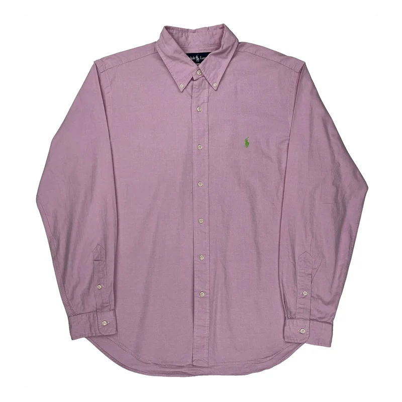 Ralph Lauren Shirt - Large Pink Cotton