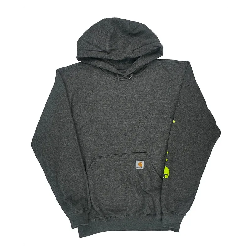 Carhartt Hoodie - Small Gray Cotton Blend