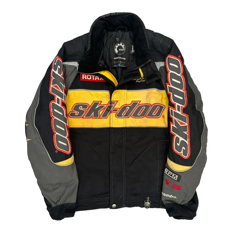 Ski-Doo Motorcycle Ski Jacket - XS Black Nylon