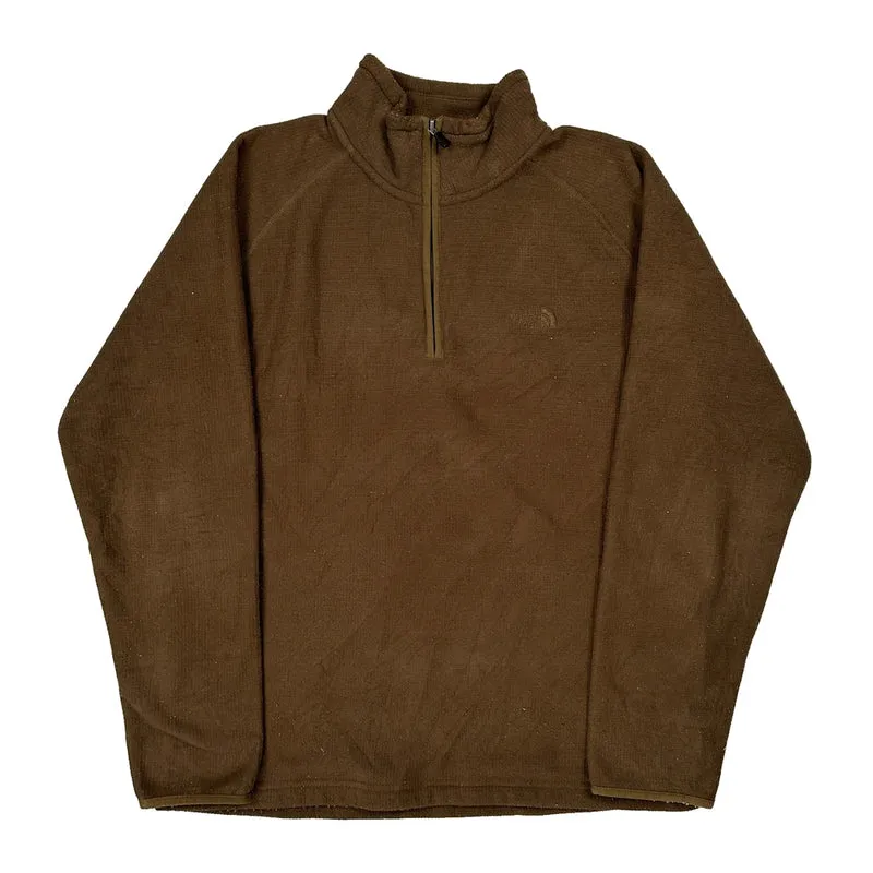 The North Face Fleece - Large Brown Polyester