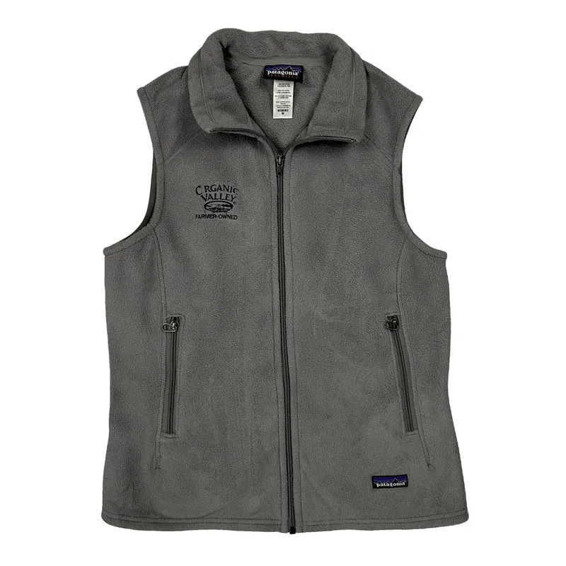 Organic Valley Farmers Owned Patagonia Fleece Jacket - Medium Grey Polyester