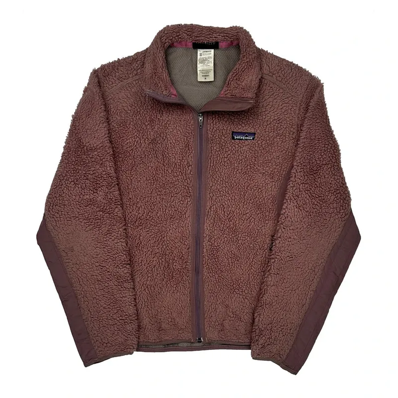 Synchilla Patagonia Fleece Jacket - Medium Brown Polyester