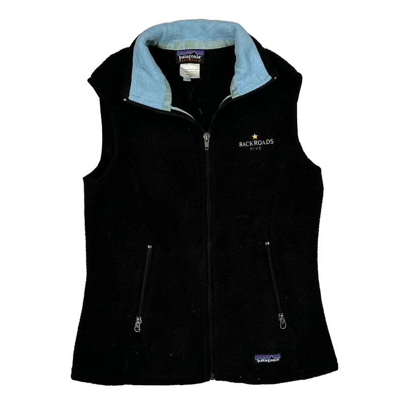 Synchilla Patagonia Fleece Jacket - XS Black Polyester
