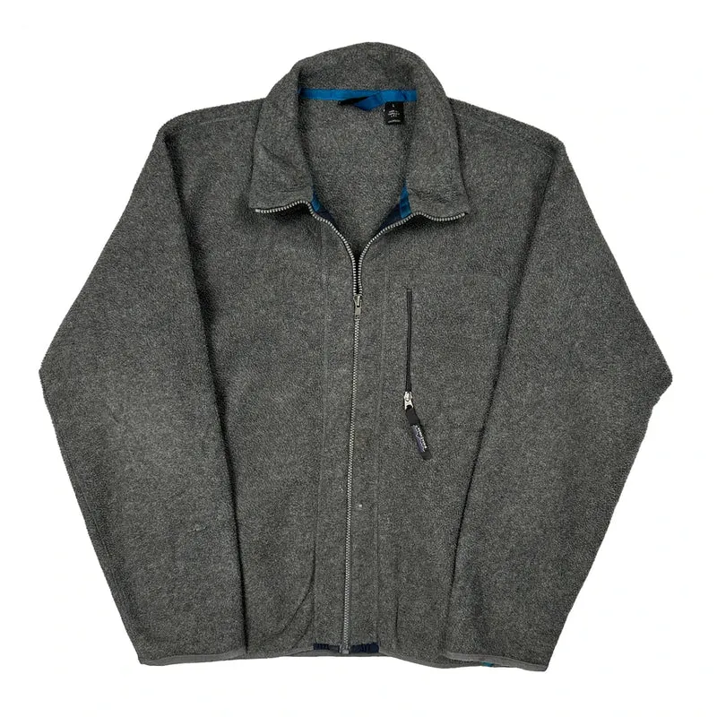 Made In USA Patagonia Fleece Jacket - Large Grey Polyester
