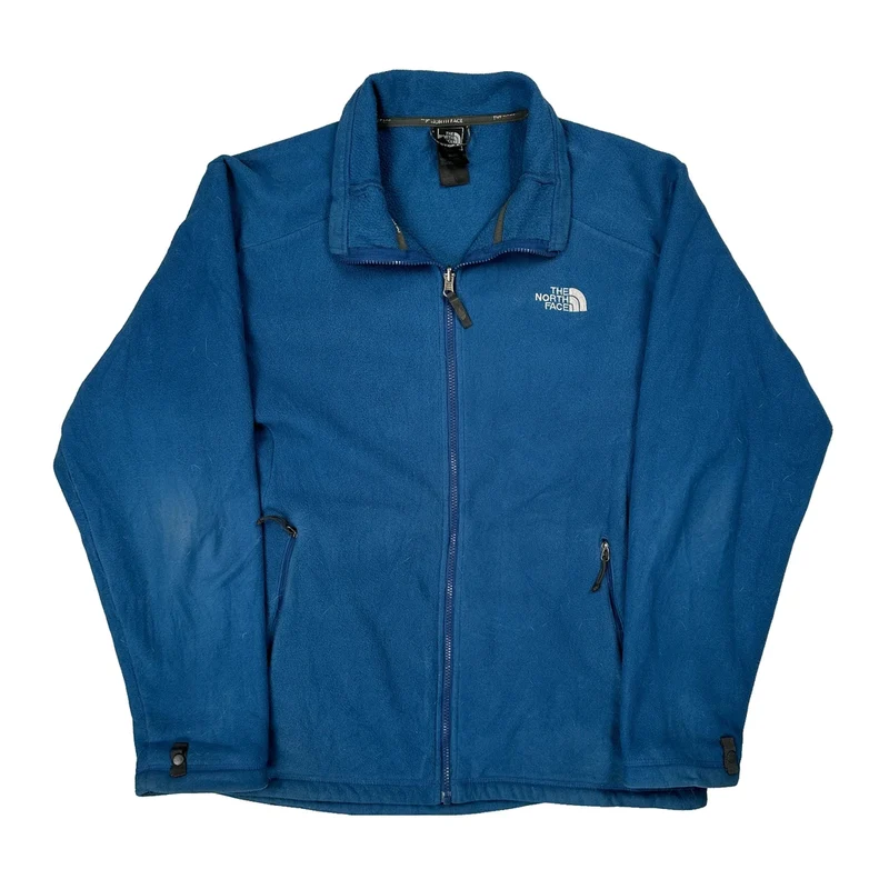 The North Face Fleece Jacket - XL Blue Polyester