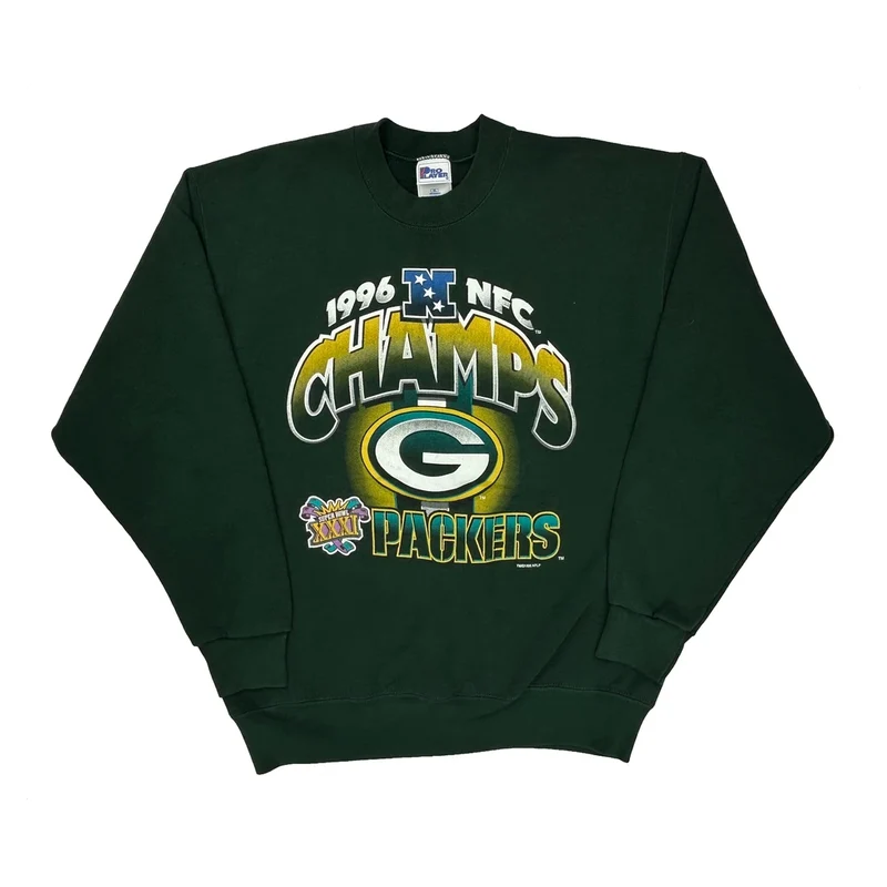 Green Bay Packers Pro Player Graphic Sweatshirt - XL Green Cotton Blend