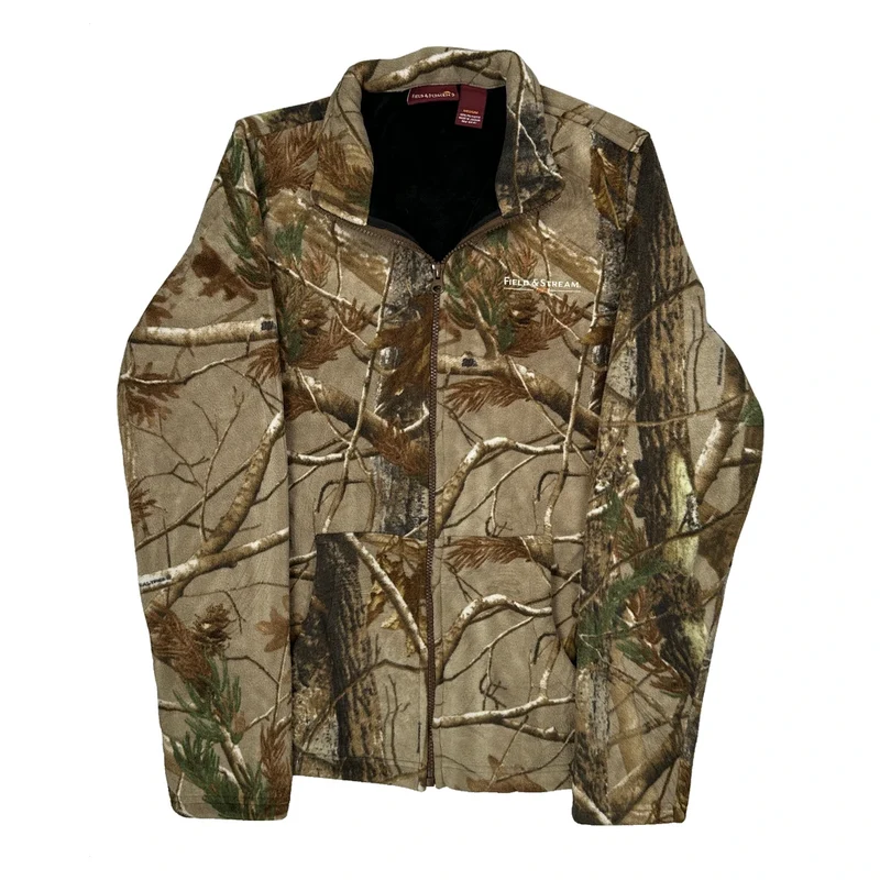 Field & Stream Camo Fleece Jacket - Medium Camo Polyester