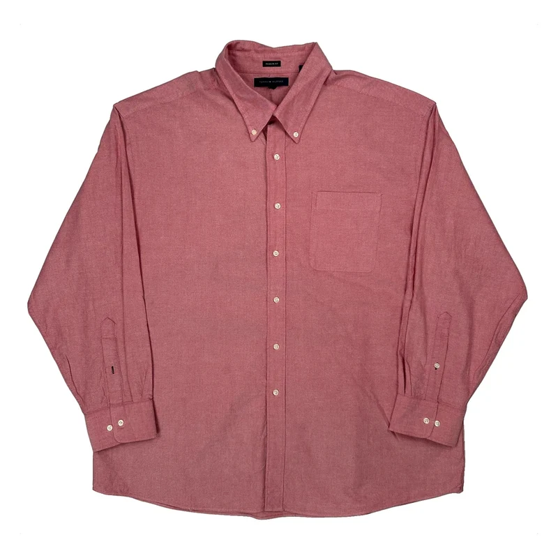 Tommy Hilfiger Shirt - 2XL Red Cotton