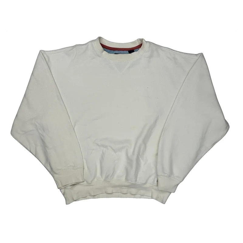 Gant Sweatshirt - Large White Cotton Blend