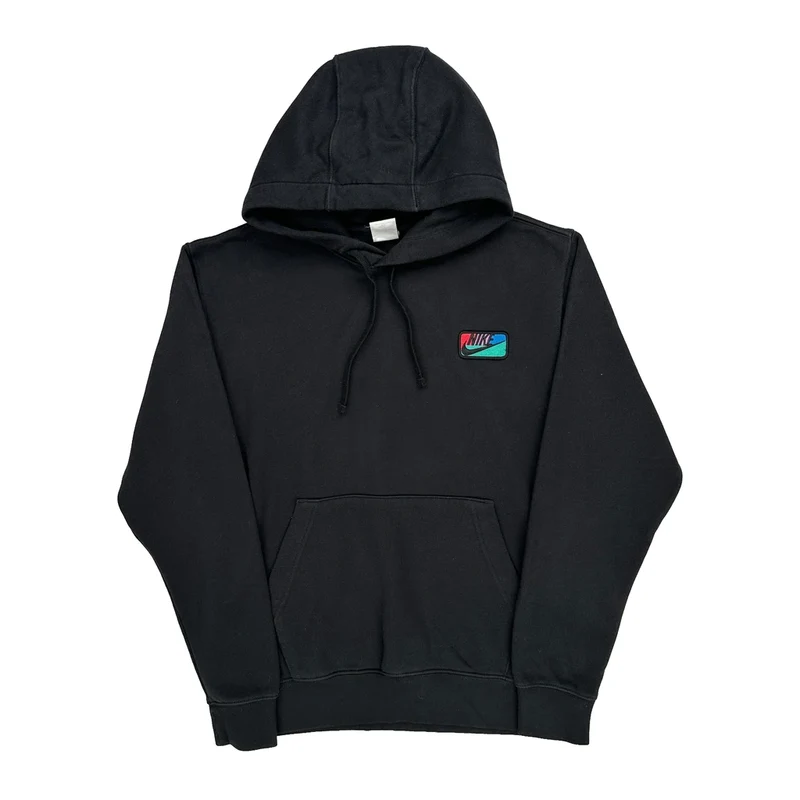 Nike Hoodie - Medium Black Cotton