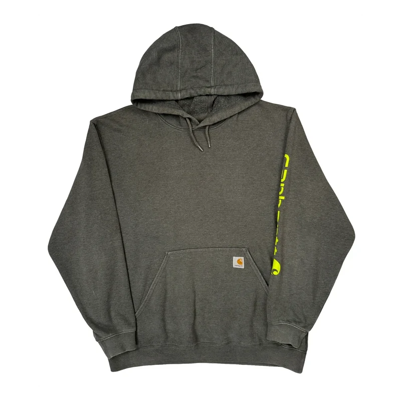 Carhartt Hoodie - XL Grey Cotton