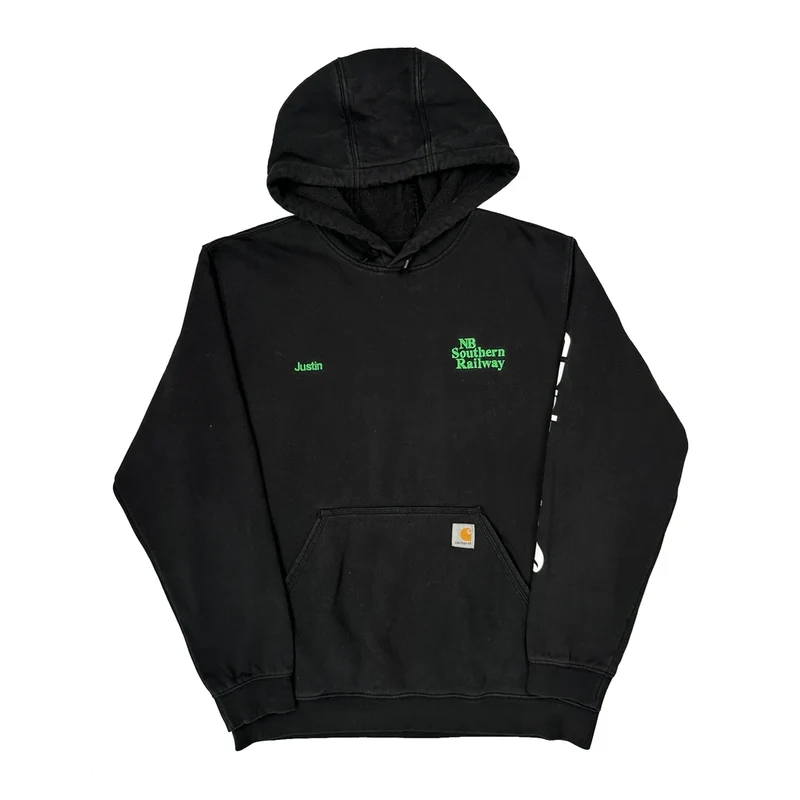 Nb Southern Railway Carhartt Hoodie - Large Black Cotton