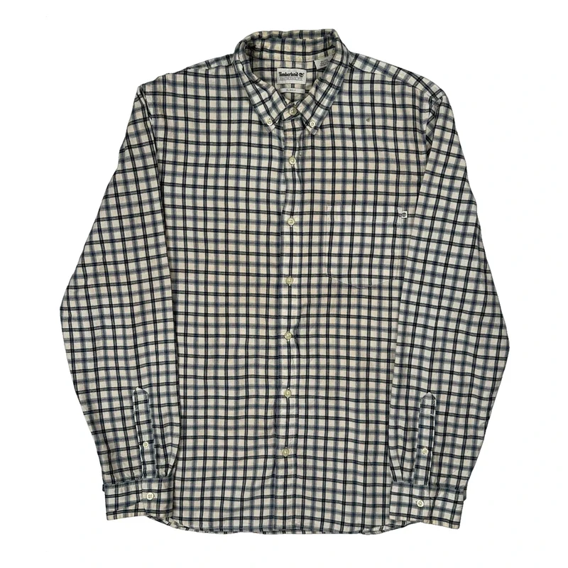 Timberland Shirt - XL Blue Cotton