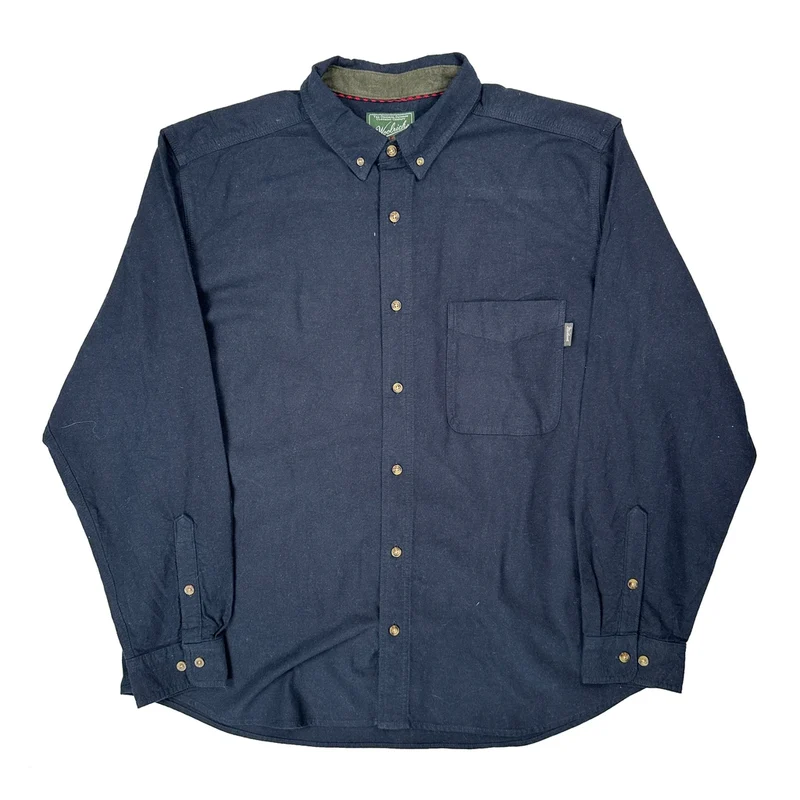 Woolrich Shirt - No Size Navy Cotton