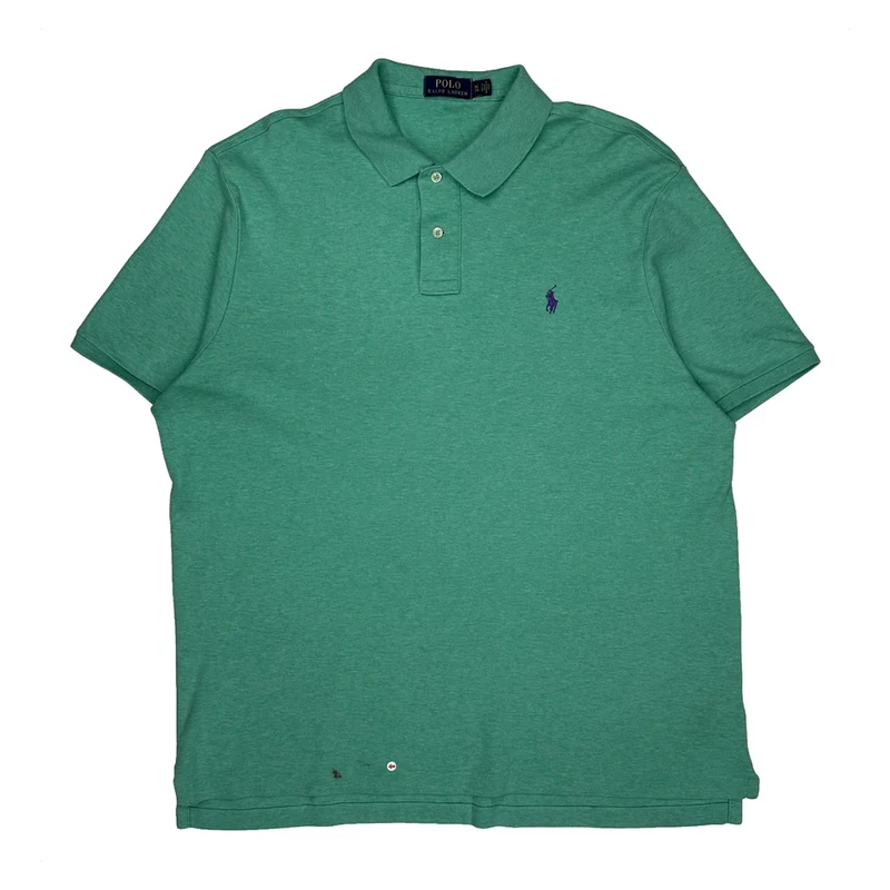 Polo By Ralph Lauren Polo Shirt - XL Green Cotton