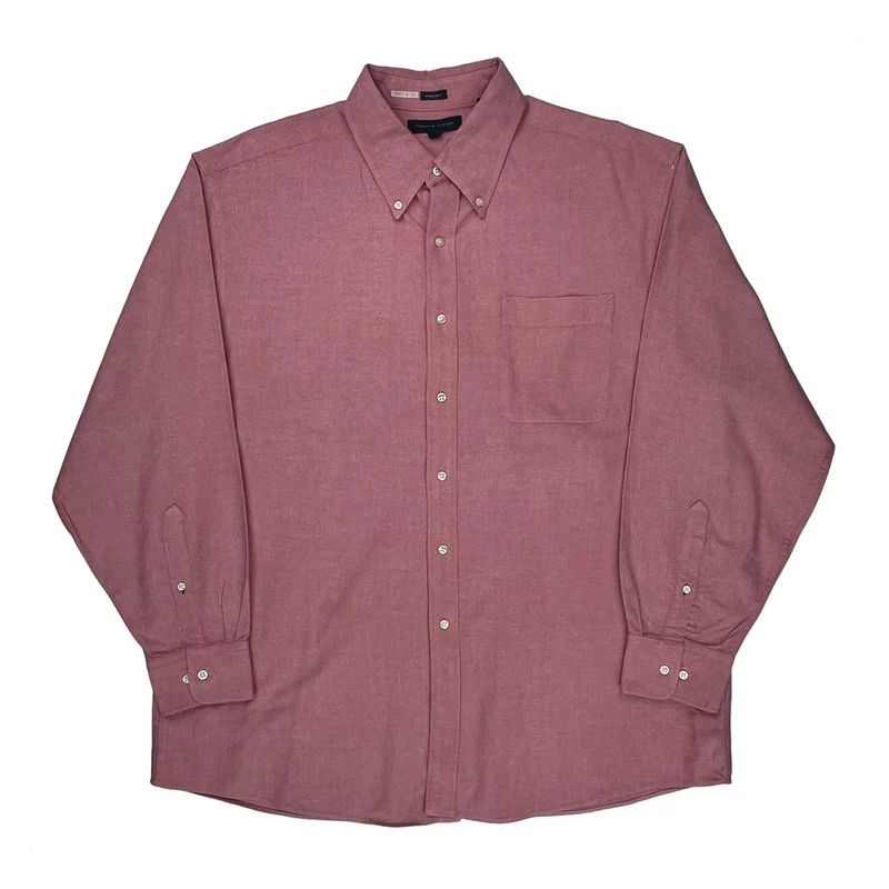 Tommy Hilfiger Shirt - XL Red Cotton