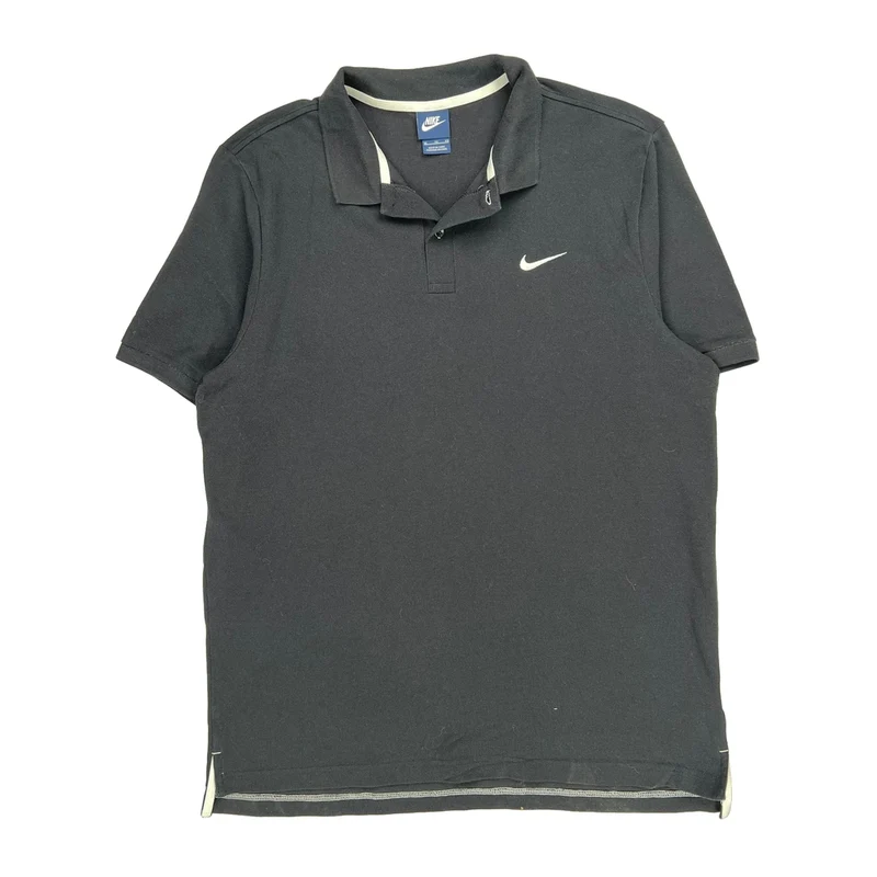Nike Polo Shirt - XL Grey Cotton