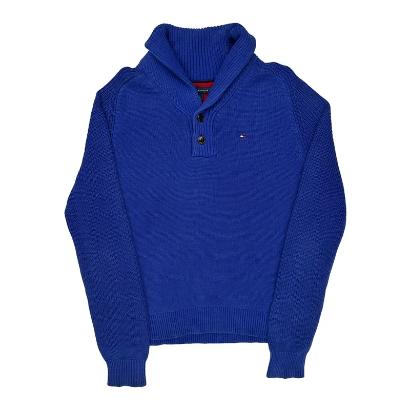 Tommy Hilfiger Sweater - Medium Blue Cotton
