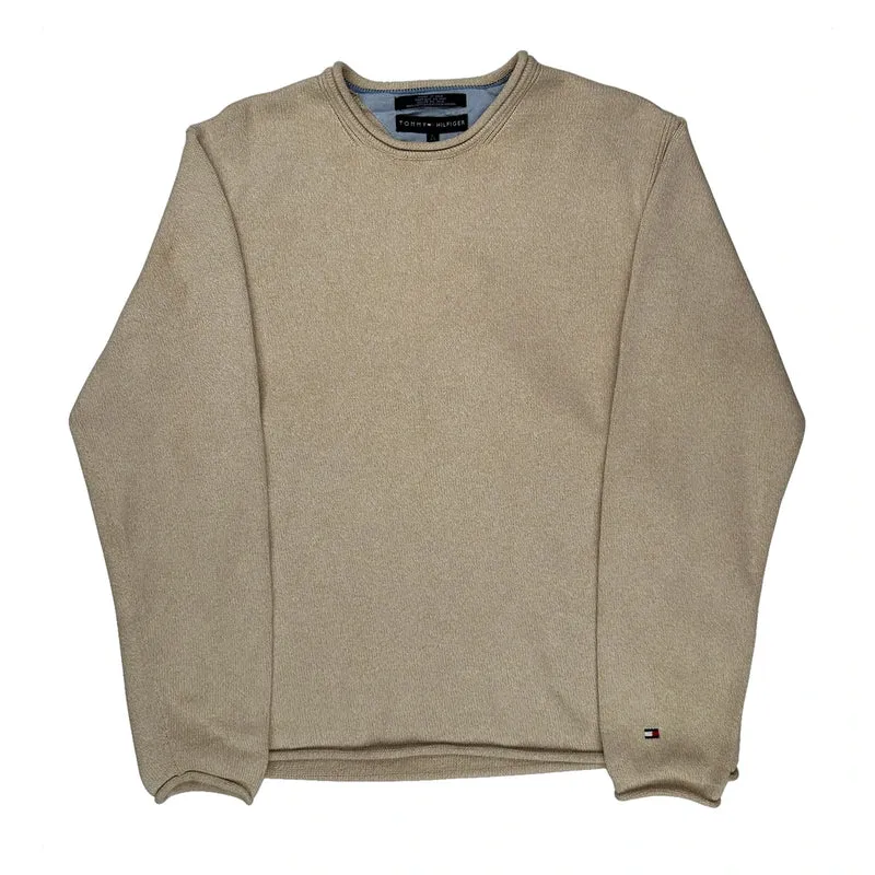 Tommy Hilfiger Sweater - Large Beige Cotton