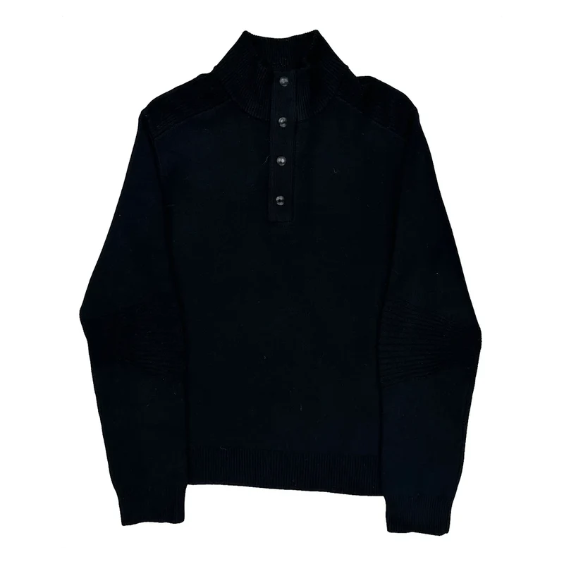 Polo By Ralph Lauren Sweater - Medium Black Cotton
