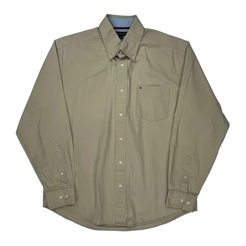 Tommy Hilfiger Shirt - Medium Beige Cotton