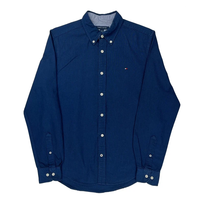 Tommy Hilfiger Shirt - Small Blue Cotton