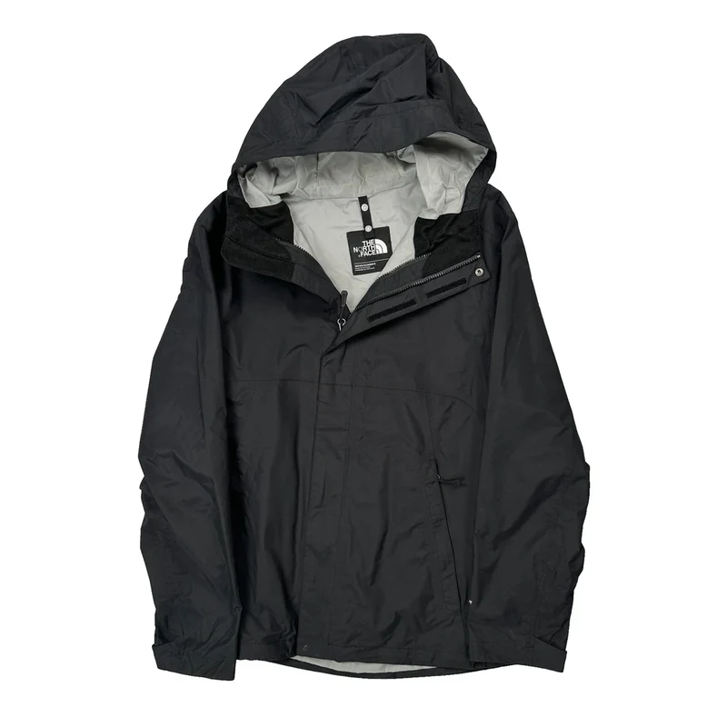 The North Face Waterproof Jacket - Medium Black Polyester