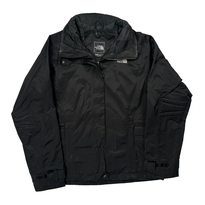 The North Face Waterproof Jacket - Medium Black Nylon