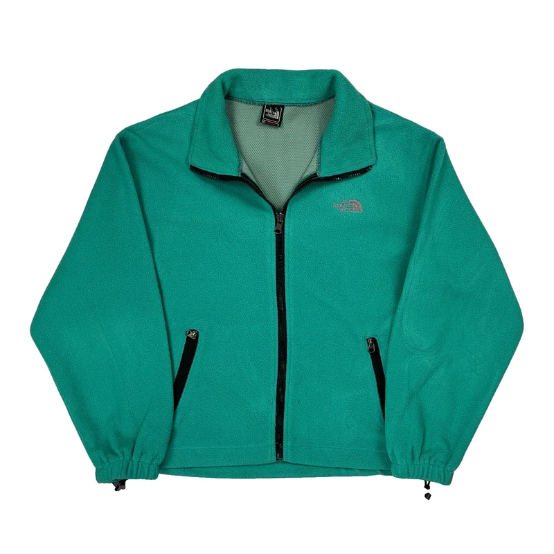 Summit Series The North Face Fleece Jacket - Small Green Polyester