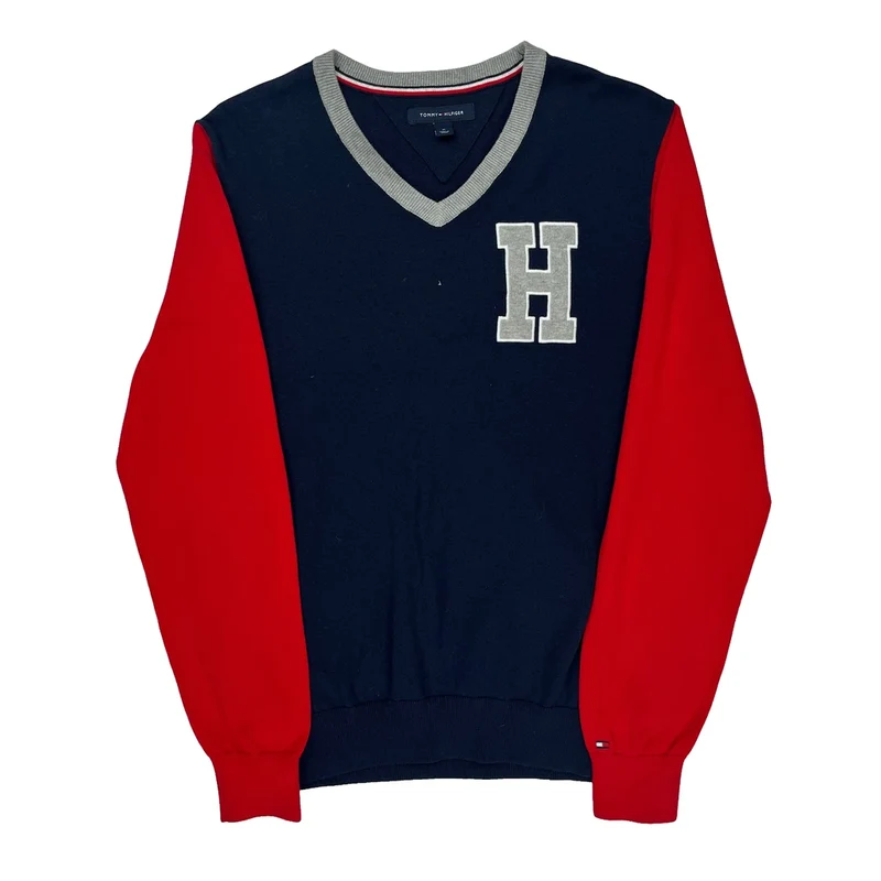 Tommy Hilfiger Sweater - Medium Navy Cotton