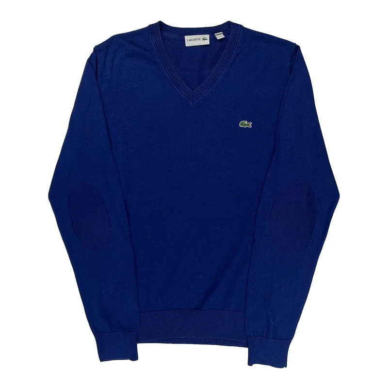 Lacoste Sweater - Medium Blue Cotton